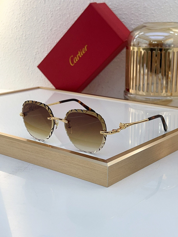 Cartier Sunglasses AAAA-7099