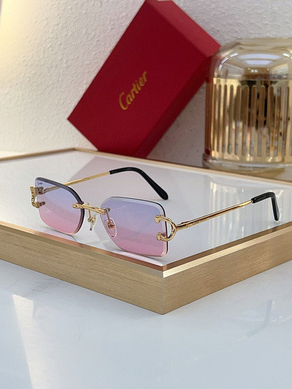 Cartier Sunglasses AAAA-6990