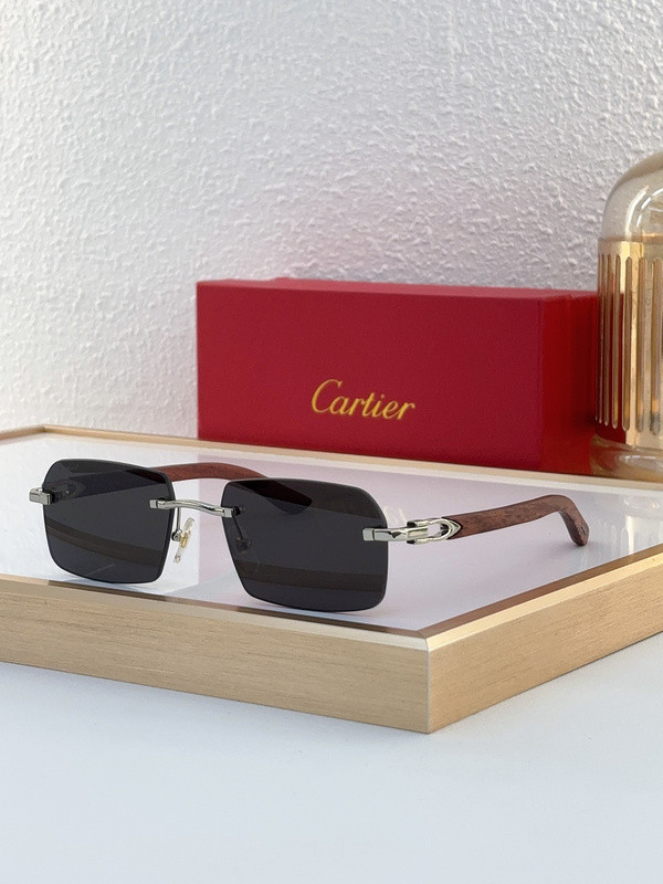 Cartier Sunglasses AAAA-7327
