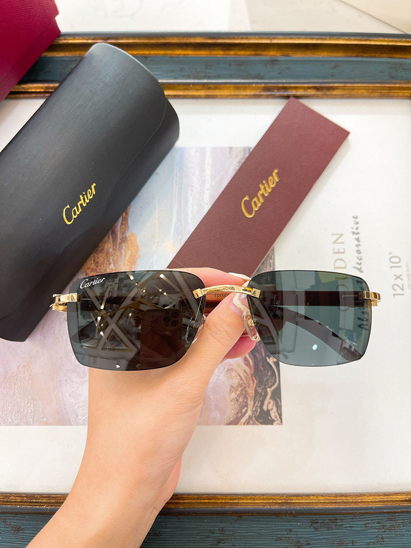 Cartier Sunglasses AAAA-7058