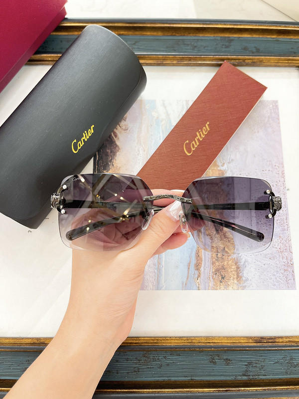 Cartier Sunglasses AAAA-7484