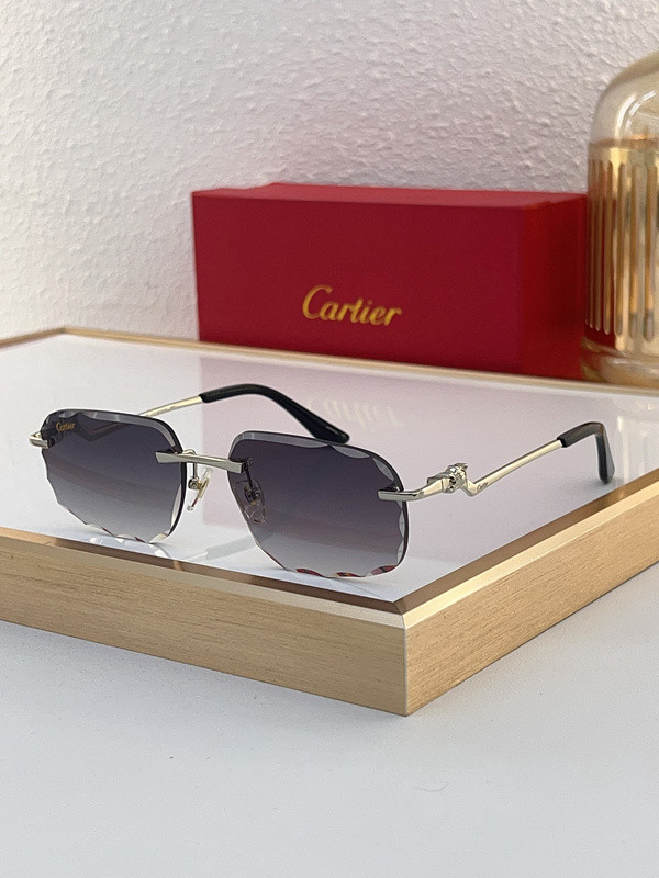 Cartier Sunglasses AAAA-7042