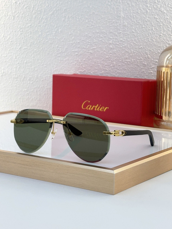Cartier Sunglasses AAAA-7166