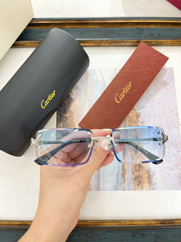 Cartier Sunglasses AAAA-7378