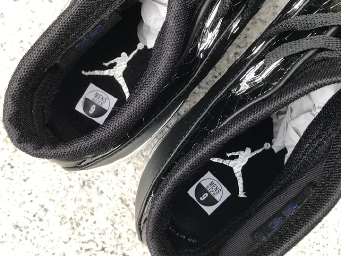 Authentic Jordan 17 OG Low Black Chrome