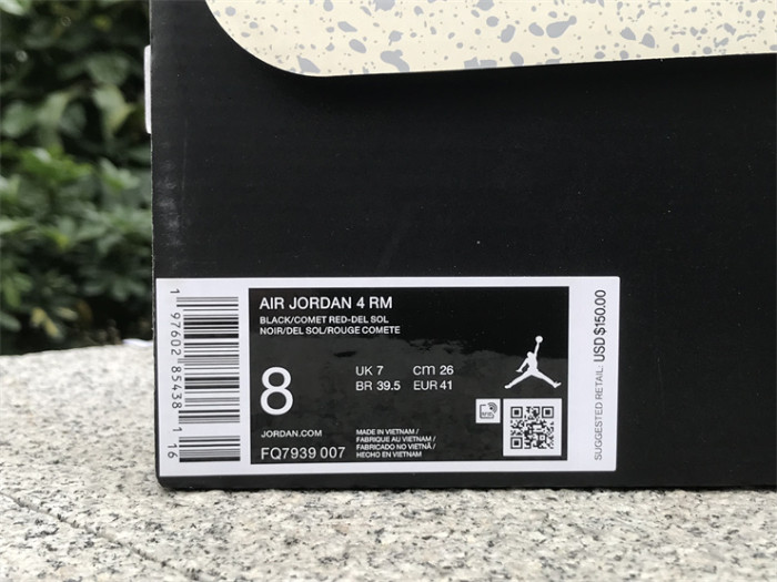 Authentic Air Jordan 4 RM Bruce Lee