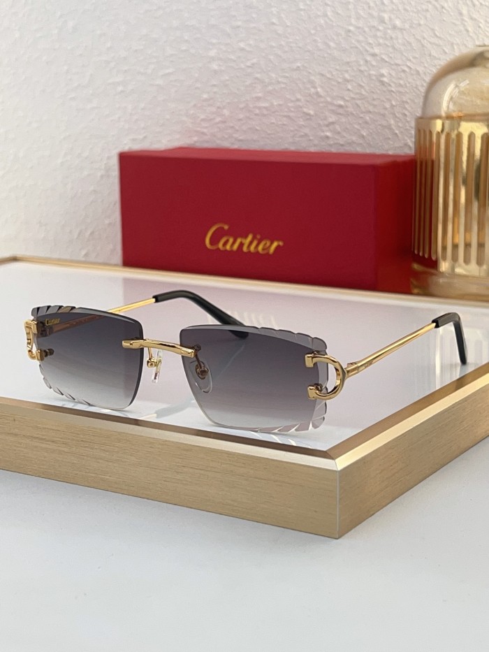 Cartier Sunglasses AAAA-7986