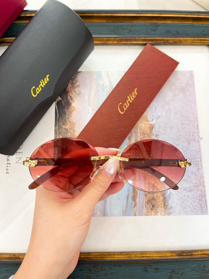 Cartier Sunglasses AAAA-7702