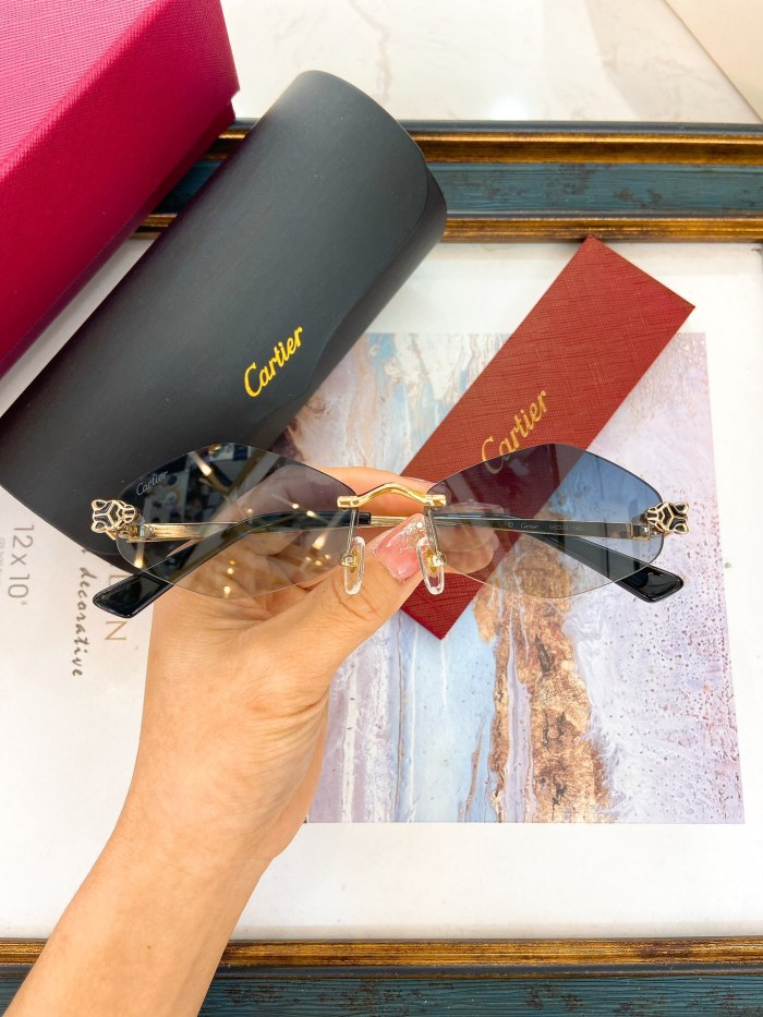 Cartier Sunglasses AAAA-7574