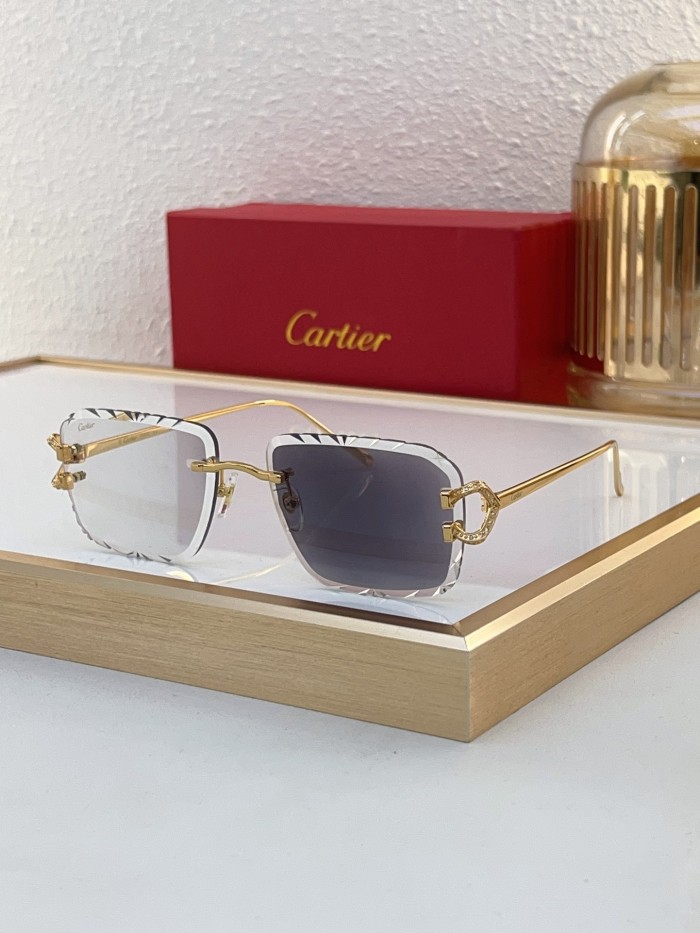 Cartier Sunglasses AAAA-8048