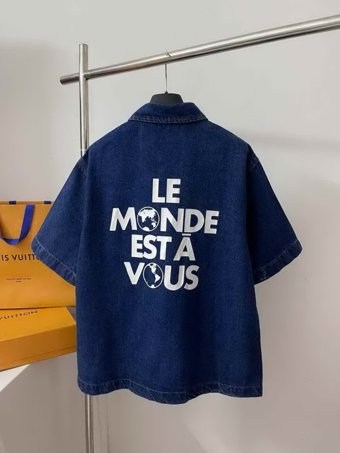 LV Shirt High End Quality-1189