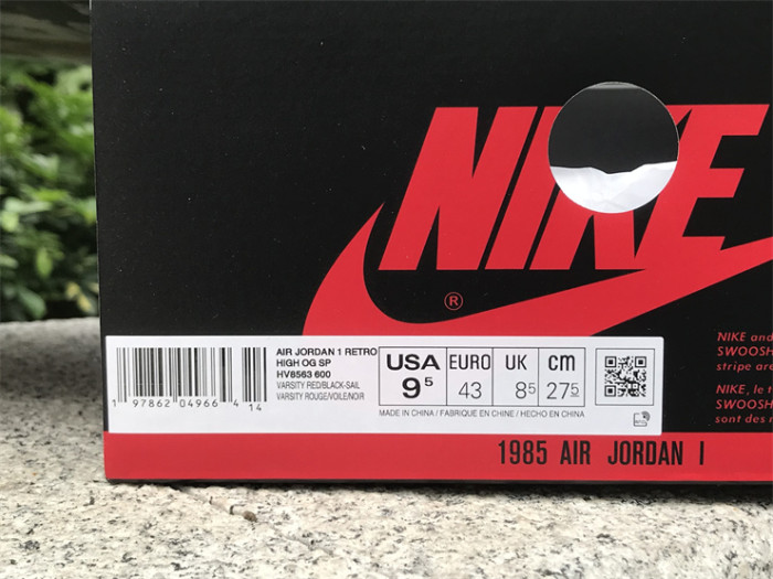 Authentic Union LA x Air Jordan 1 High OG “Chicago Shadow”