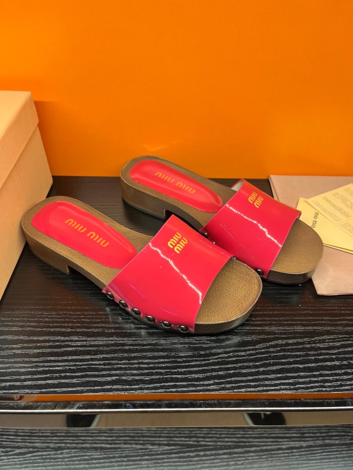 Miu Miu women slippers 1：1 quality-074