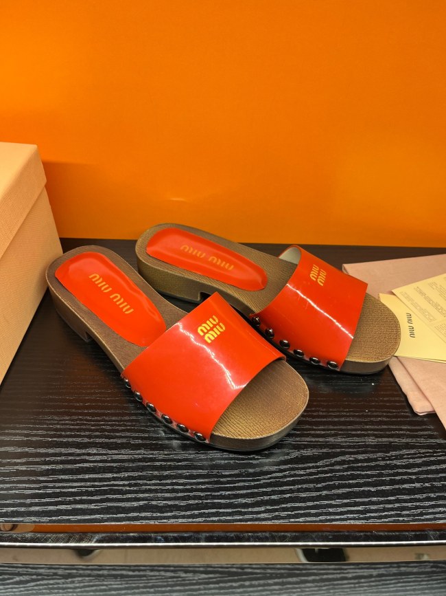 Miu Miu women slippers 1：1 quality-071