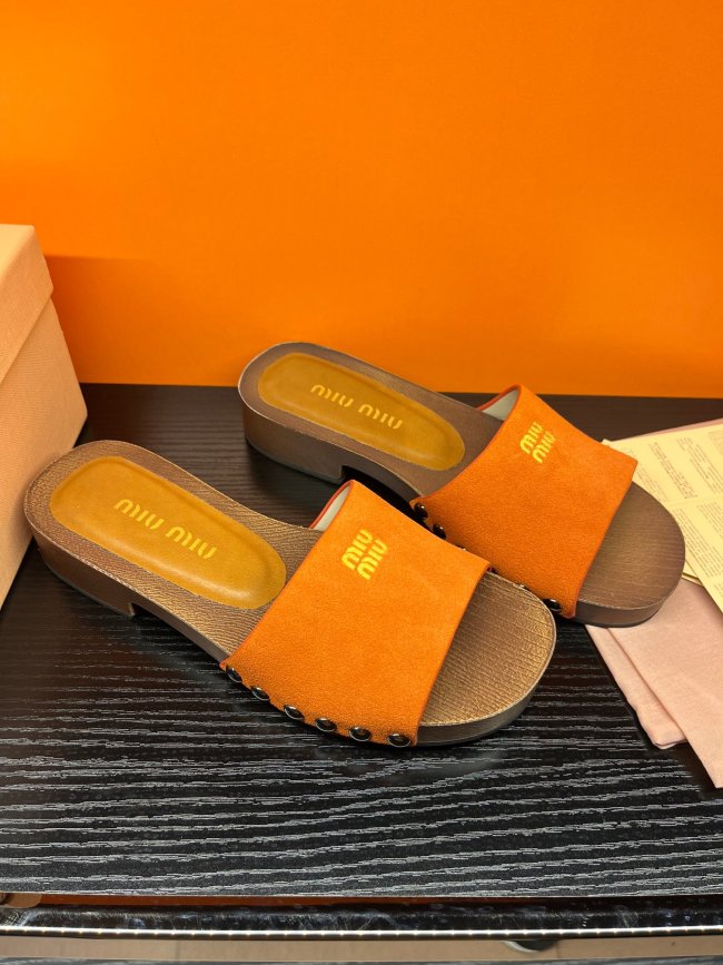 Miu Miu women slippers 1：1 quality-079