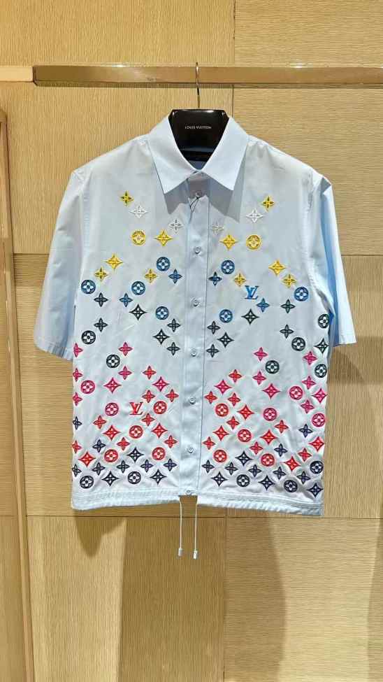 LV Shirt High End Quality-1204