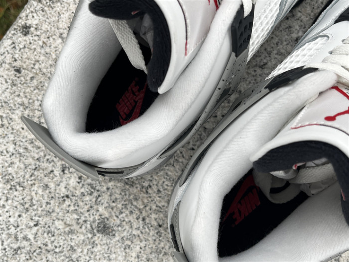 Authentic Air Jordan 4 OG “White Cement” 2025
