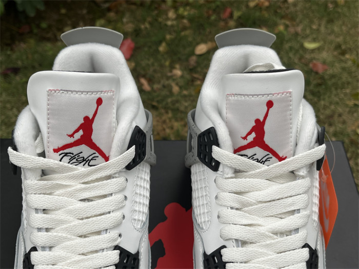 Authentic Air Jordan 4 OG “White Cement” 2025