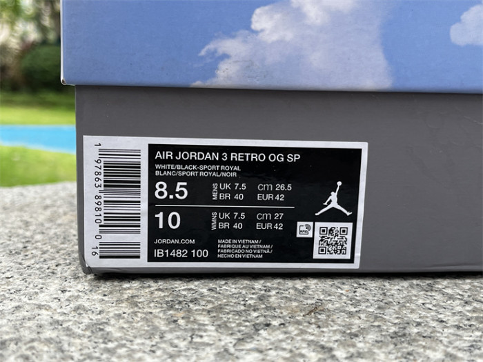 Authentic  Air Jordan 3 OG  “Seoul 2.0”