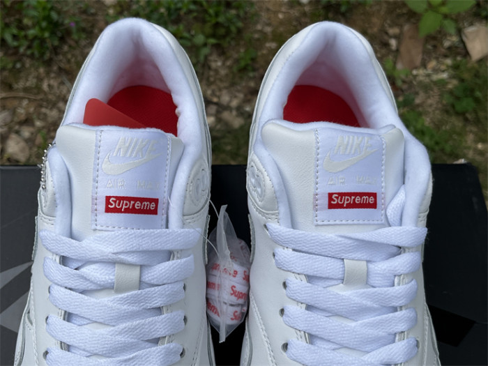 Authentic Supreme x Nike Air Max1'87  White