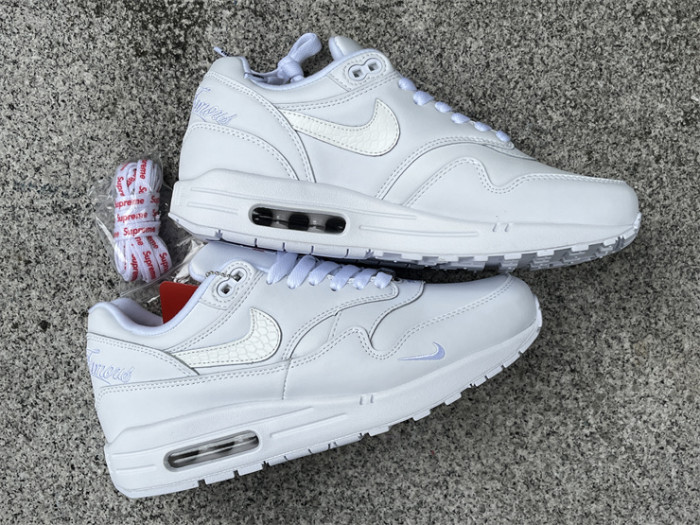 Authentic Supreme x Nike Air Max1'87  White
