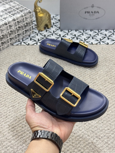 Prada men slippers 1：1 quality-068