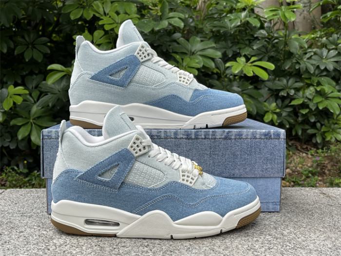 Authentic Air Jordan 4 Denim “Worn Blue”