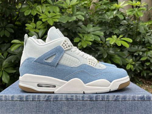 Authentic Air Jordan 4 Denim “Worn Blue”