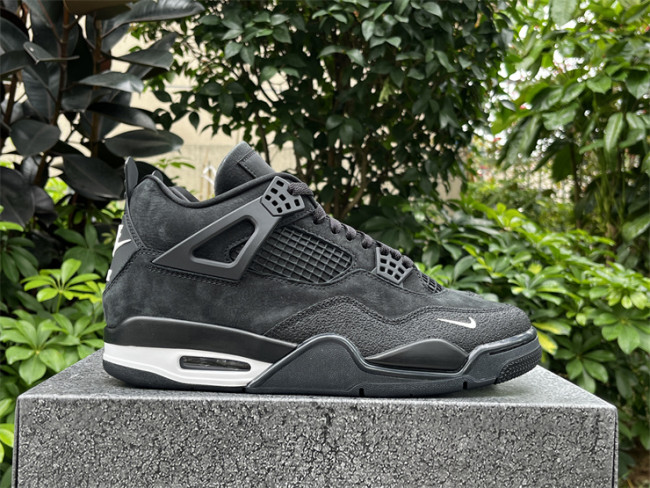Authentic Air Jordan 4 Nigel Brick by Brick Black