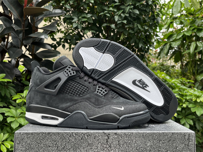 Authentic Air Jordan 4 Nigel Brick by Brick Black