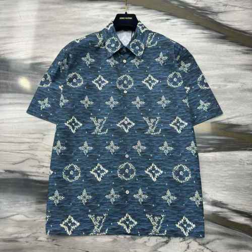 LV Shirt High End Quality-1255