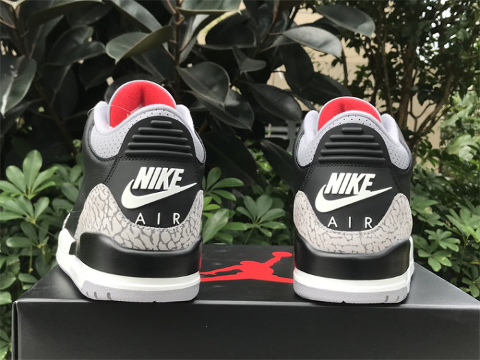 Authentic Air Jordan 3 “Black Cement” 2024 GS