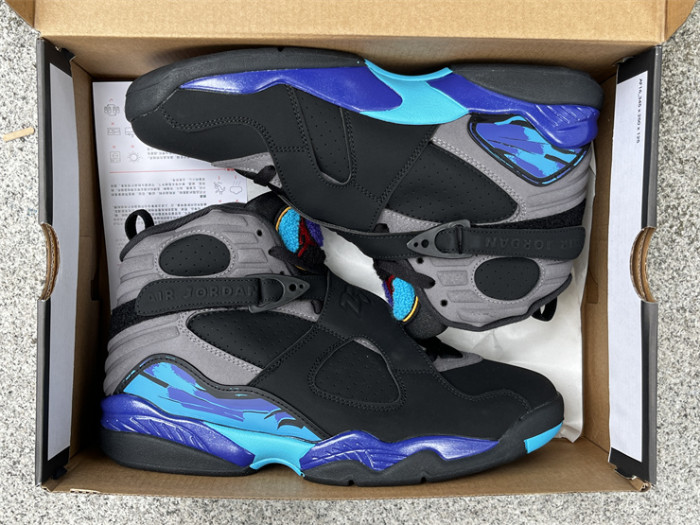 Authentic Air Jordan 8 “Aqua”   2025