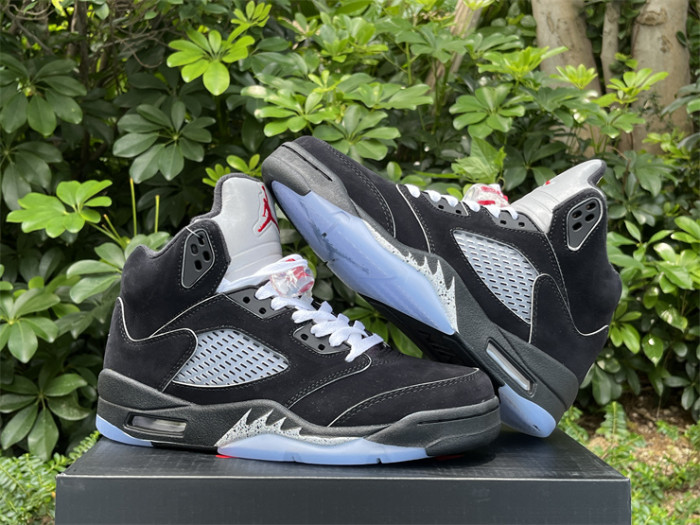 Authentic Air Jordan 5 “Black Metallic Reimagined”   GS