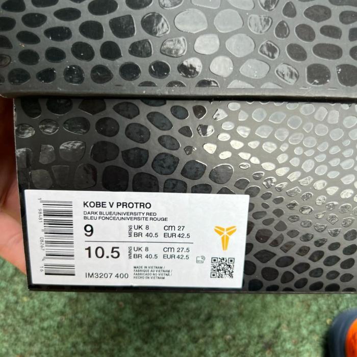 Authentic Nike Kobe 5 Protro Caitlin Clark Indiana Fever