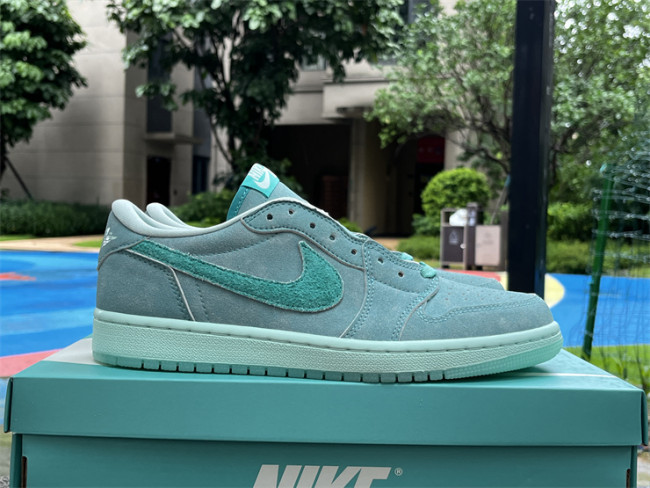 Authentic Air Jordan 1 Low OG “Washed Teal”