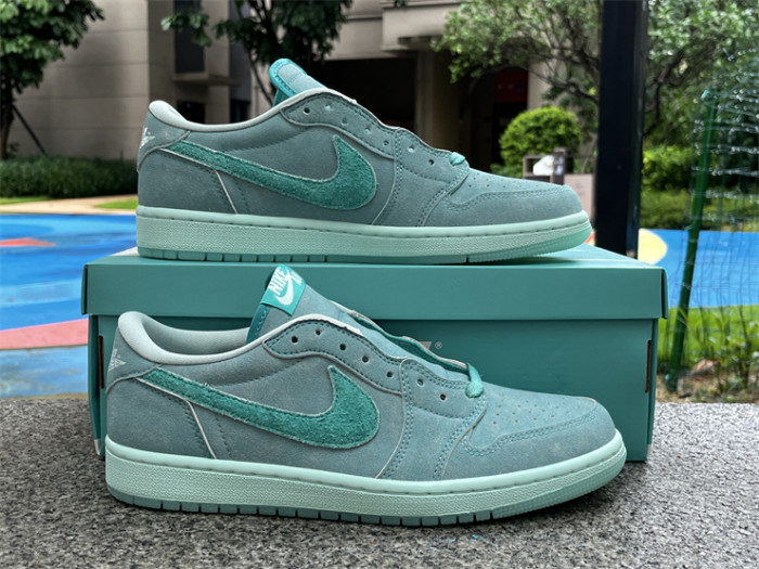 Authentic Air Jordan 1 Low OG “Washed Teal”