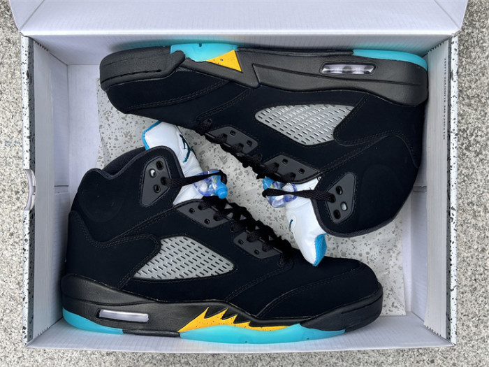 Authentic Air Jordan 5 Aqua