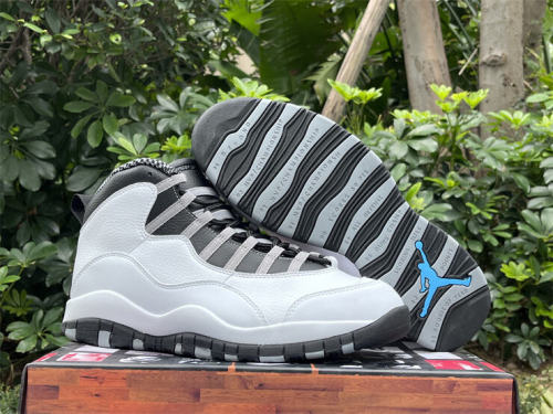 Authentic Air Jordan 10 Retro “Steel” 2025