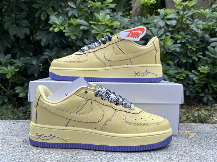 Authentic Kobe x Nike Air Force 1 Protro “Soft Yellow”