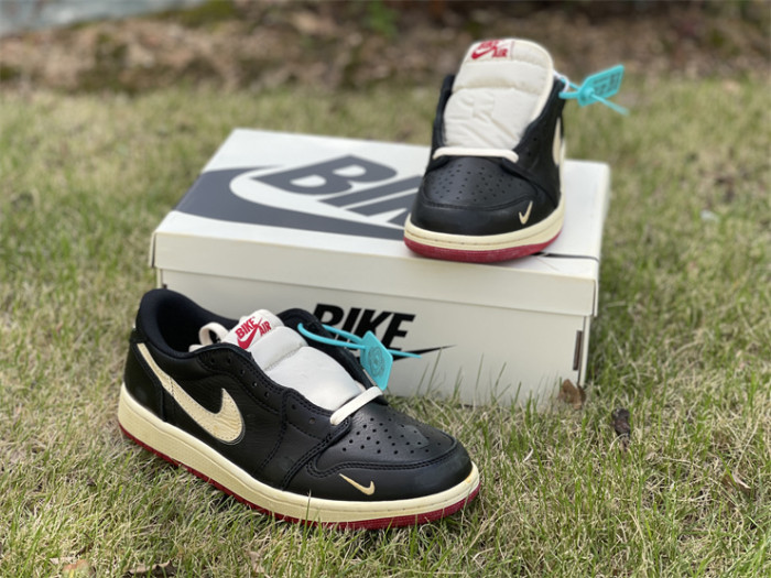 Authentic  Nigel Sylvester x Jordan Air Jordan 1 Low OG Nitro  Better With Time   GS