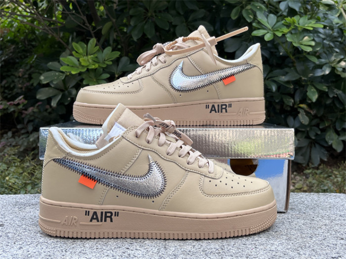Authentic Off White  Air Force 1 Sesame