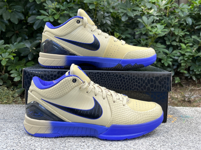 Authentic Nike Kobe 4 Protro  FC Barcelona Team Gold