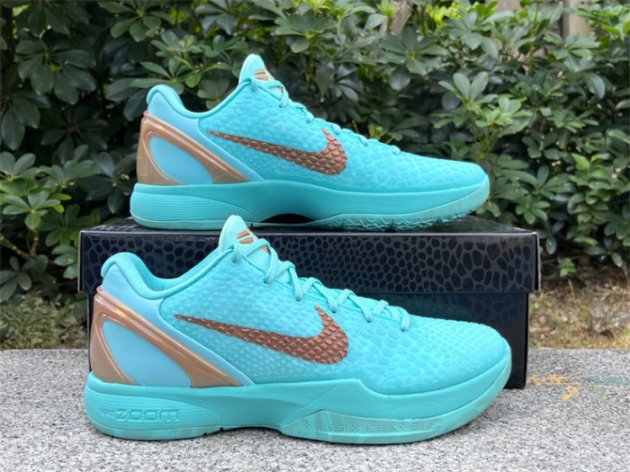 Authentic Jalen Brunson's Nike Kobe 6  Statue of Liberty  PE