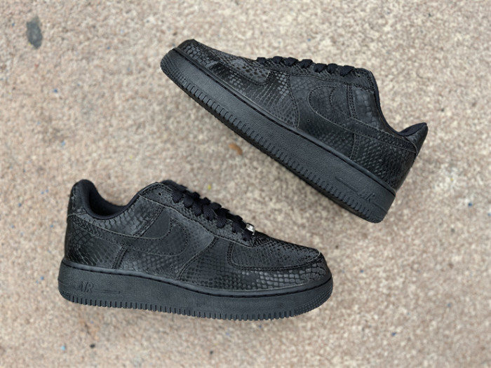 Authentic Nike Air Force 1 Low Kobe Forever Triple Black