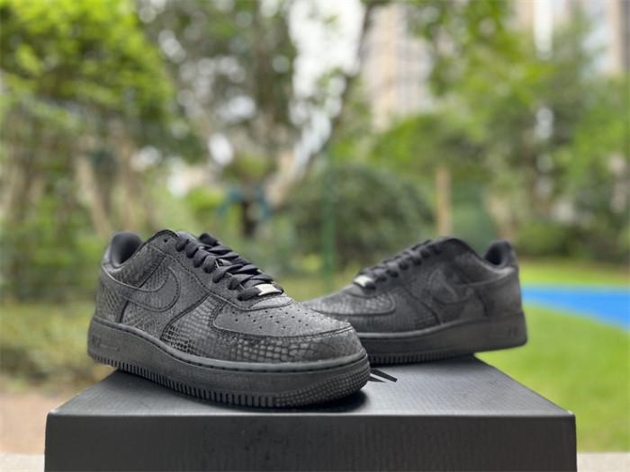 Authentic Nike Air Force 1 Low Kobe Forever Triple Black