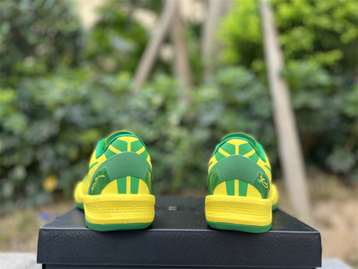 Authentic Kobe 8 Protro Oregon Ducks PE Yellow