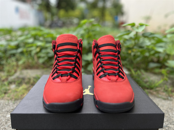Authentic Air Jordan 10 Red