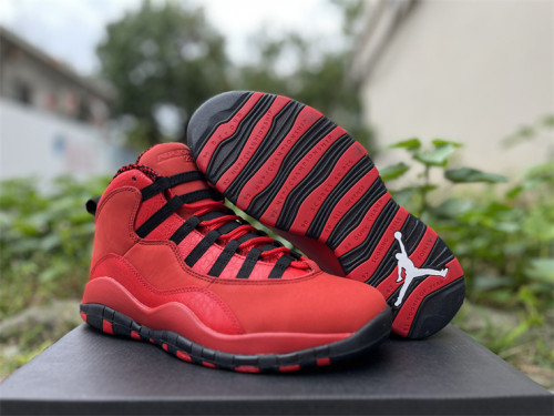 Authentic Air Jordan 10 Red