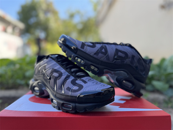 Authentic PSG x Nike TN Air Max Plus Black Grey